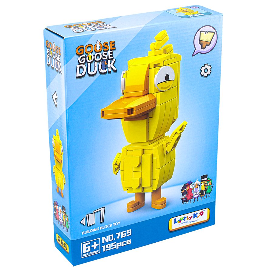 Đồ Chơi Bộ Xếp Hình Goose Goose Duck Vịt Vàng LF67