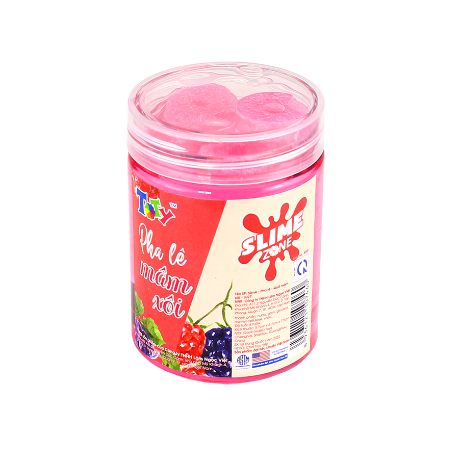 Đồ Chơi Slime Pha Lê - Quả Mâm Xôi LU27