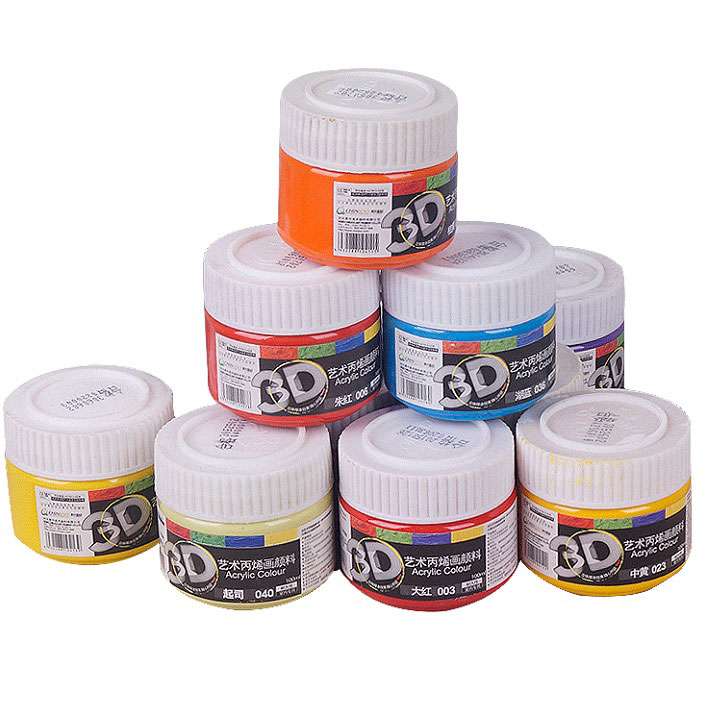 Màu vẽ 3D Acrylic 100ml (Nhiều màu)