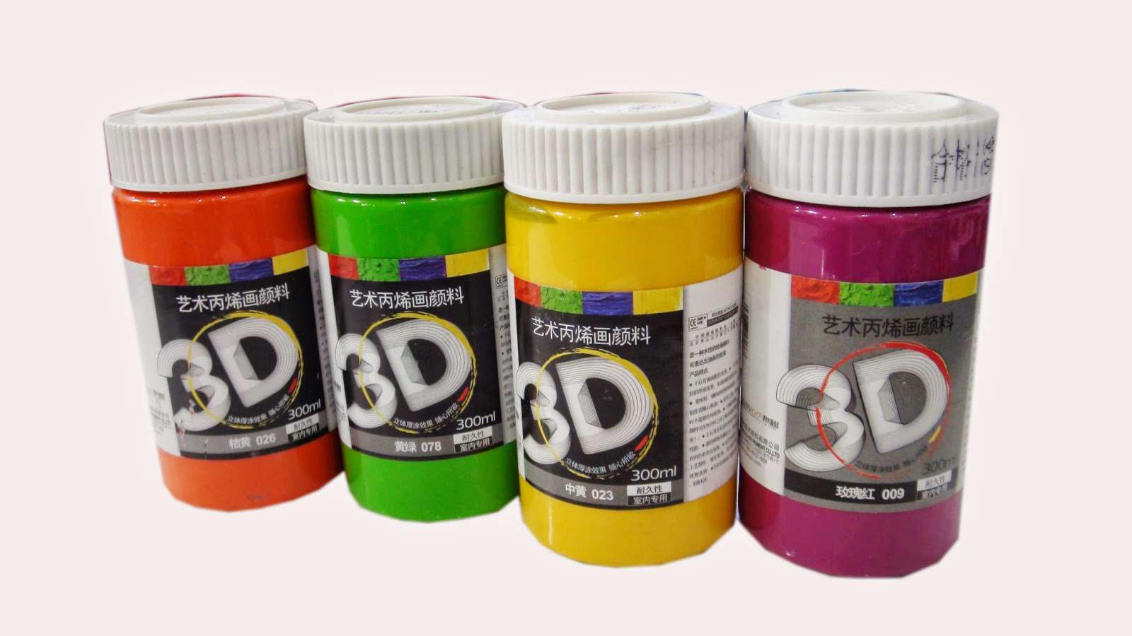 Màu vẽ 3D Acrylic 300ml (Nhiều màu)