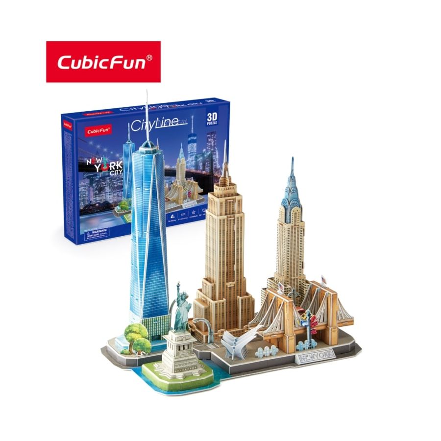 Đồ Chơi Trẻ Em Xếp Hình 3D: Thành Phố New York Mc255H