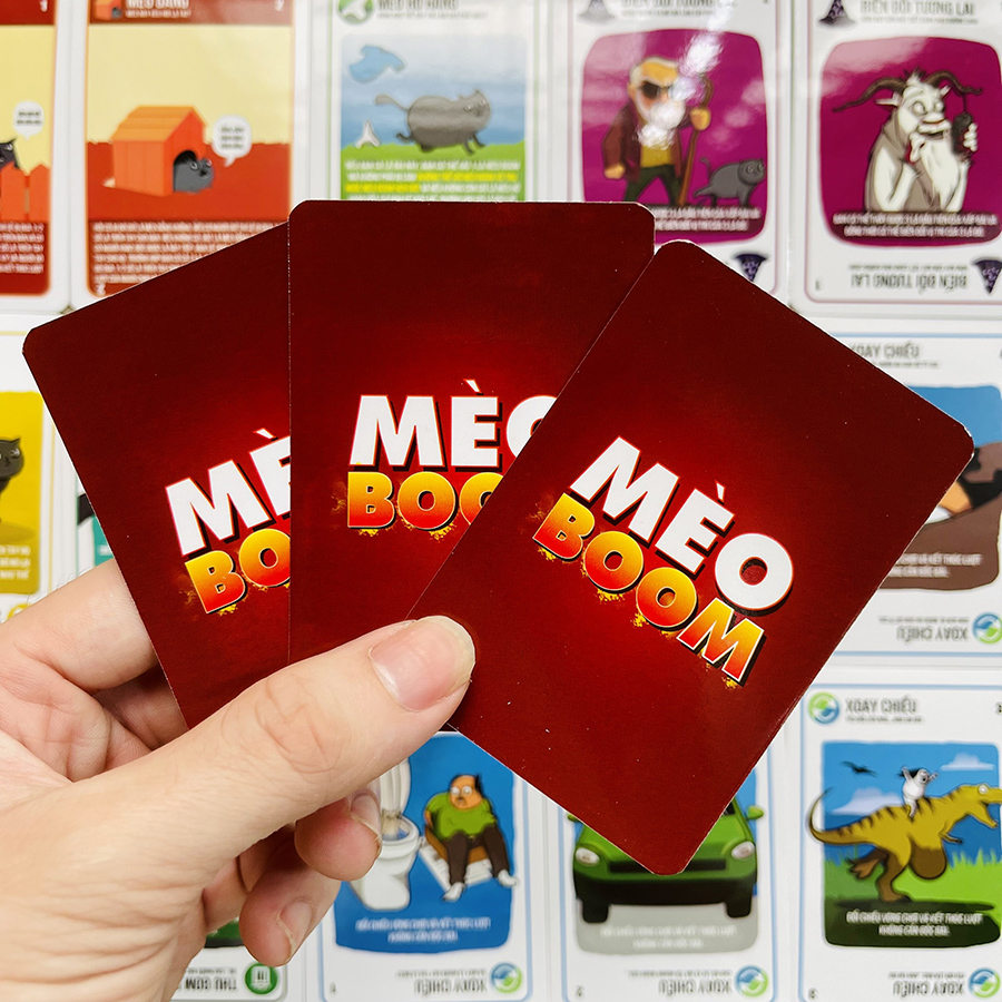 Đồ Chơi Foxi Thẻ Mở Rộng Mèo Boom