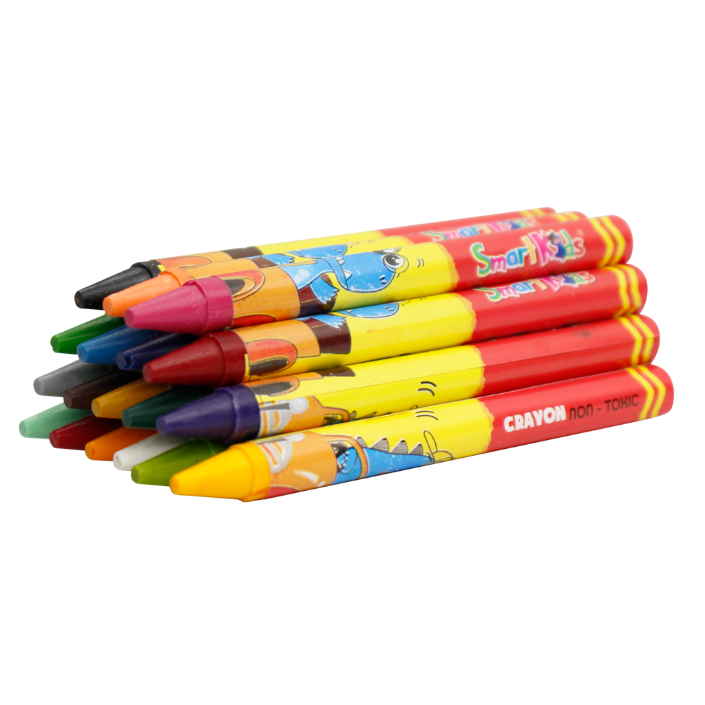 Bút Sáp Màu Smartkids Dino 18 Màu CR02