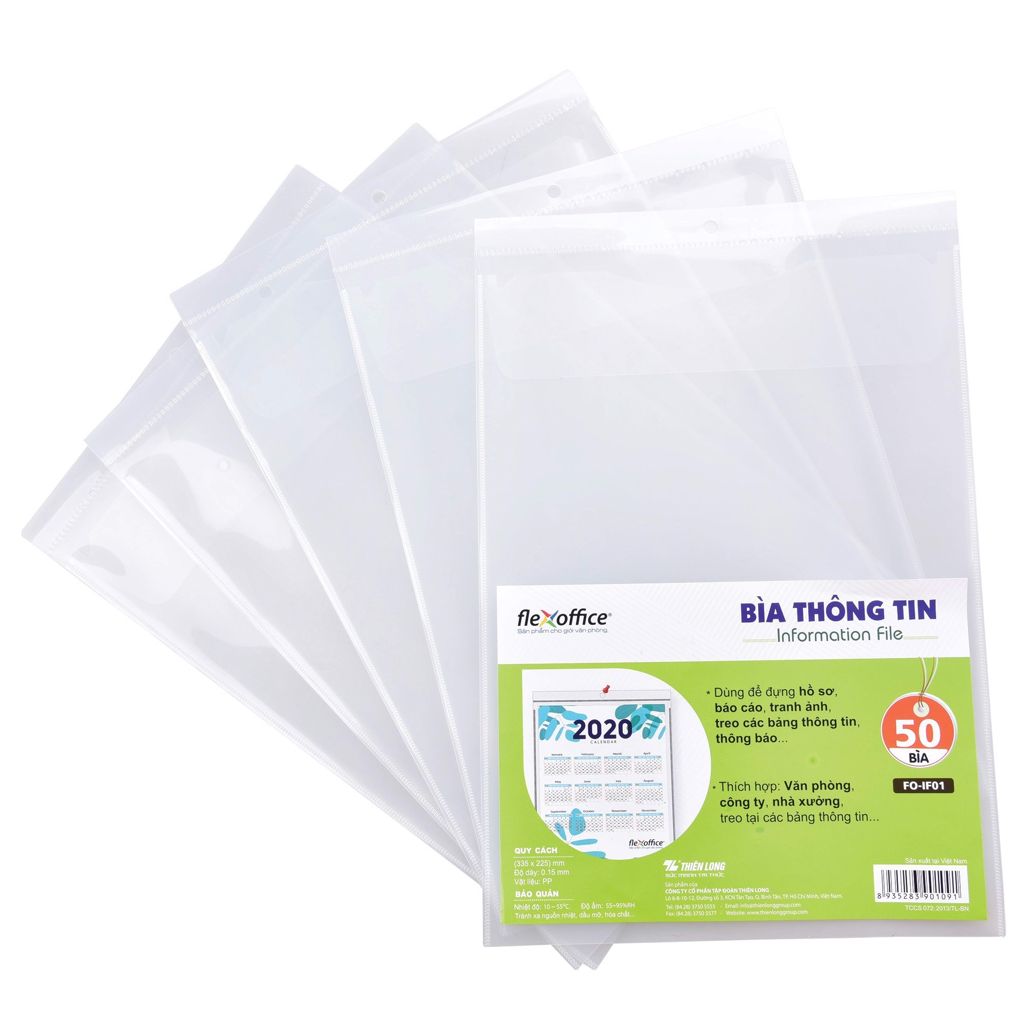Bìa Thông Tin Flexoffice FO-IF01