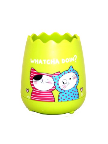 Ống Đựng Bút ABT984B3 Tổ Chim In So Many Cat