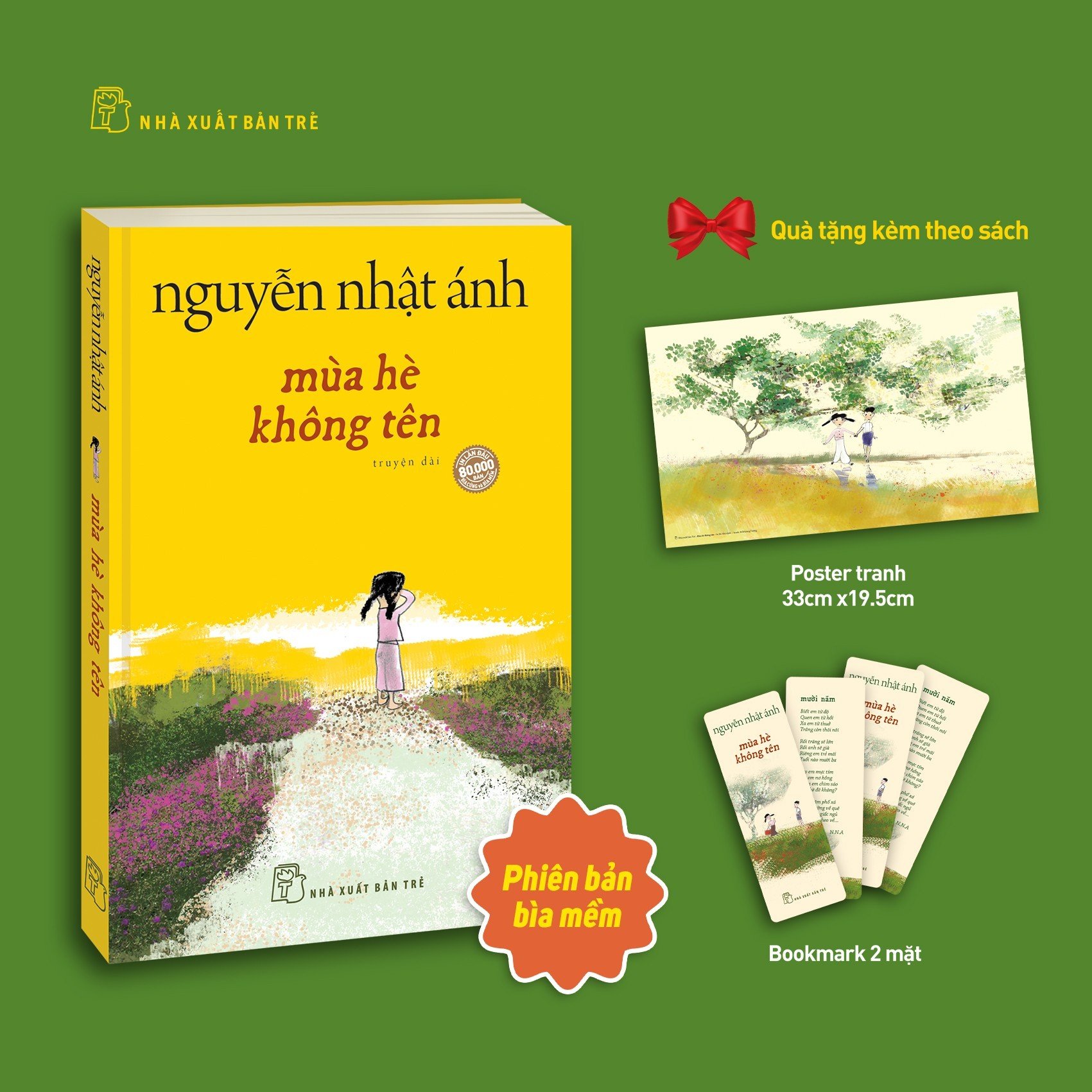 Mùa Hè Không Tên - Nguyễn Nhật Ánh - Tặng Kèm Bookmark Bế Góc + Poster Tranh In 4 Màu