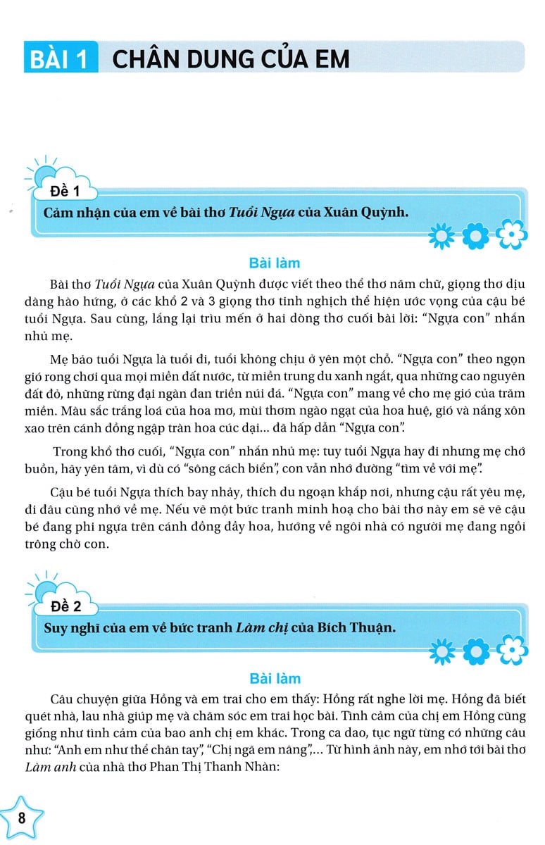 Những Bài Làm Văn Mẫu Lớp 4 Tập 1 (Cánh Diều)