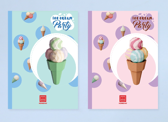Vở Kẻ Ngang Hồng Hà 1094 Paper Color 120 Trang