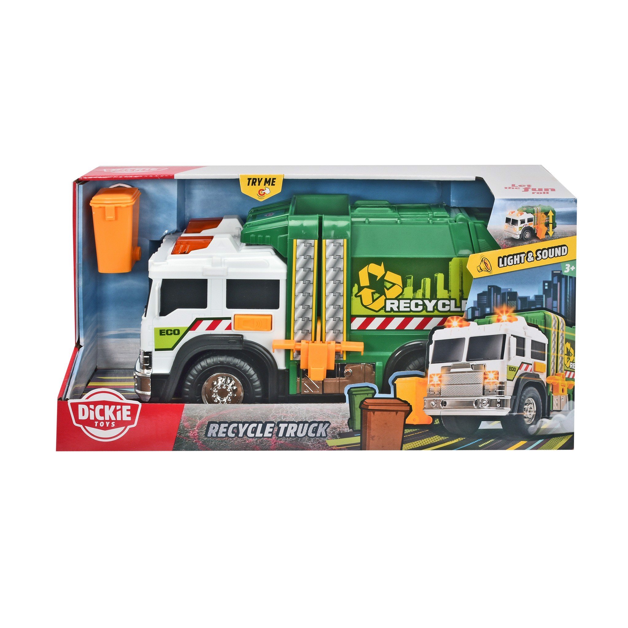 Đồ Chơi Xe Rác Dickie Toys Recycle Truck 203306006