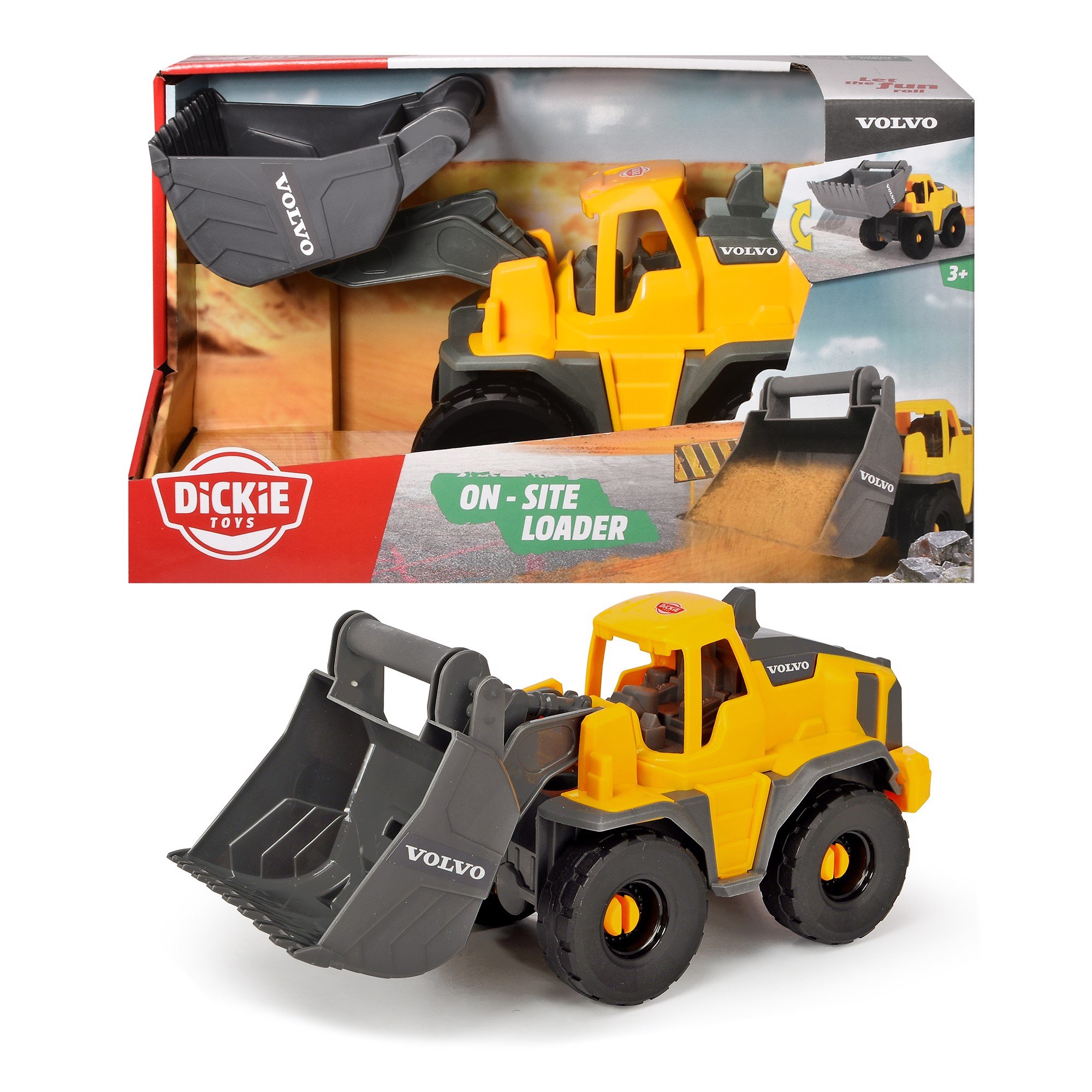 Đồ Chơi Xe Xây Dựng Dickie Toys Volvo On-Site Loader 203724002
