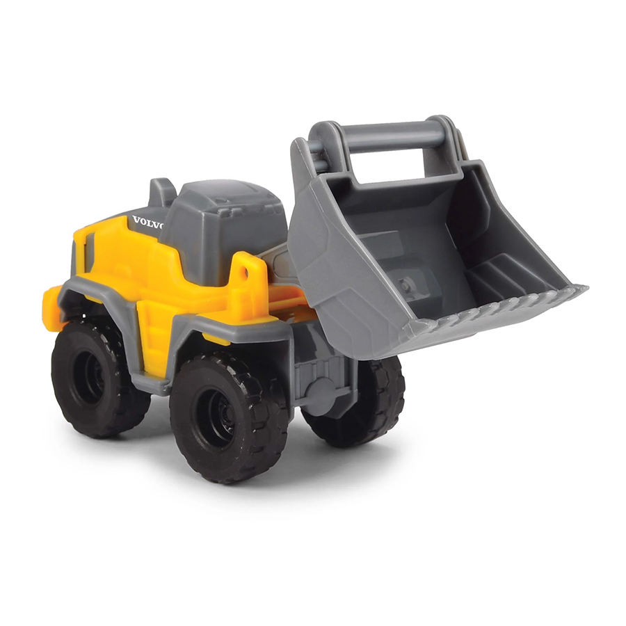 Bộ Đồ Chơi Xe Xây Dựng DICKIE TOYS Mack/Volvo Micro Builder Truck 203725005
