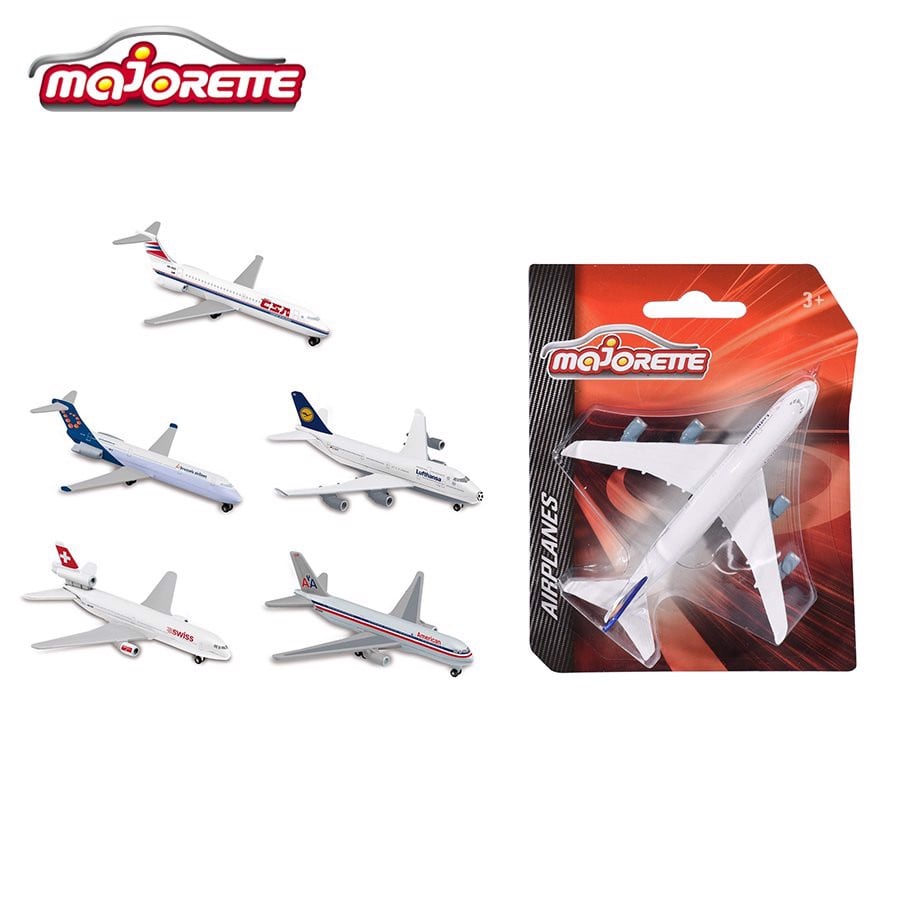Đồ Chơi Mô Hình 212057980 Máy Bay Majorette Airplanes 5-Asst