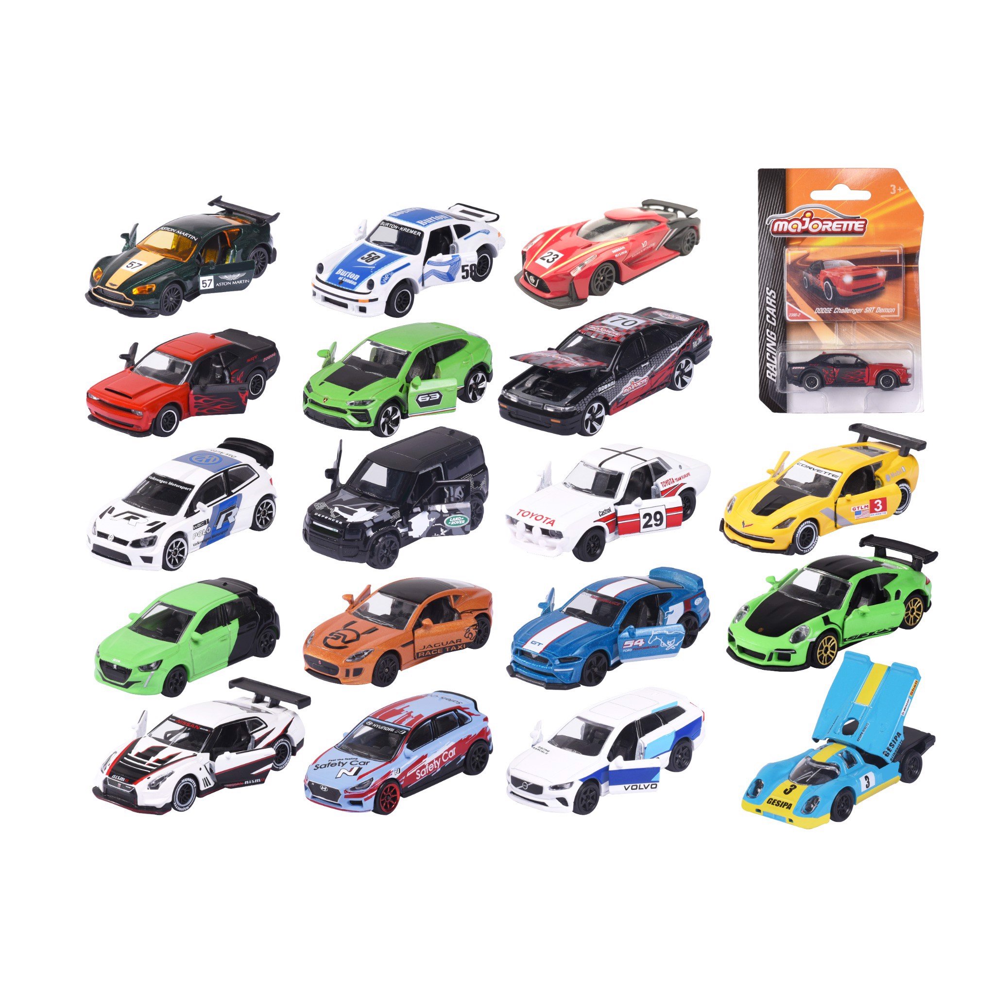 Đồ Chơi Mô Hình 212084009 Xe Majorette Racing Cars 1:64 17-Asst
