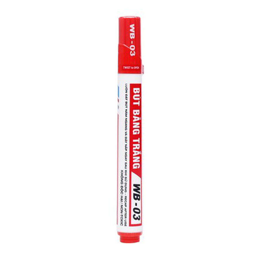 Bút Lông Bảng Thiên Long WB-03 Màu Đỏ, Xanh