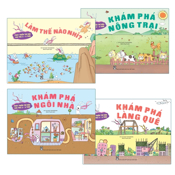 Phát triển trí não cho trẻ 2-5 tuổi (bộ 4c)