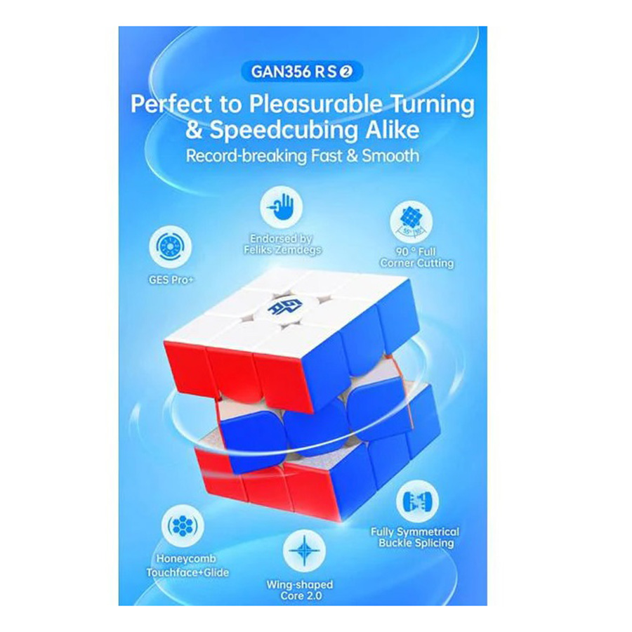 Đồ Chơi Rubik Gan 356 RS2 3X3 Stickerless SP006829