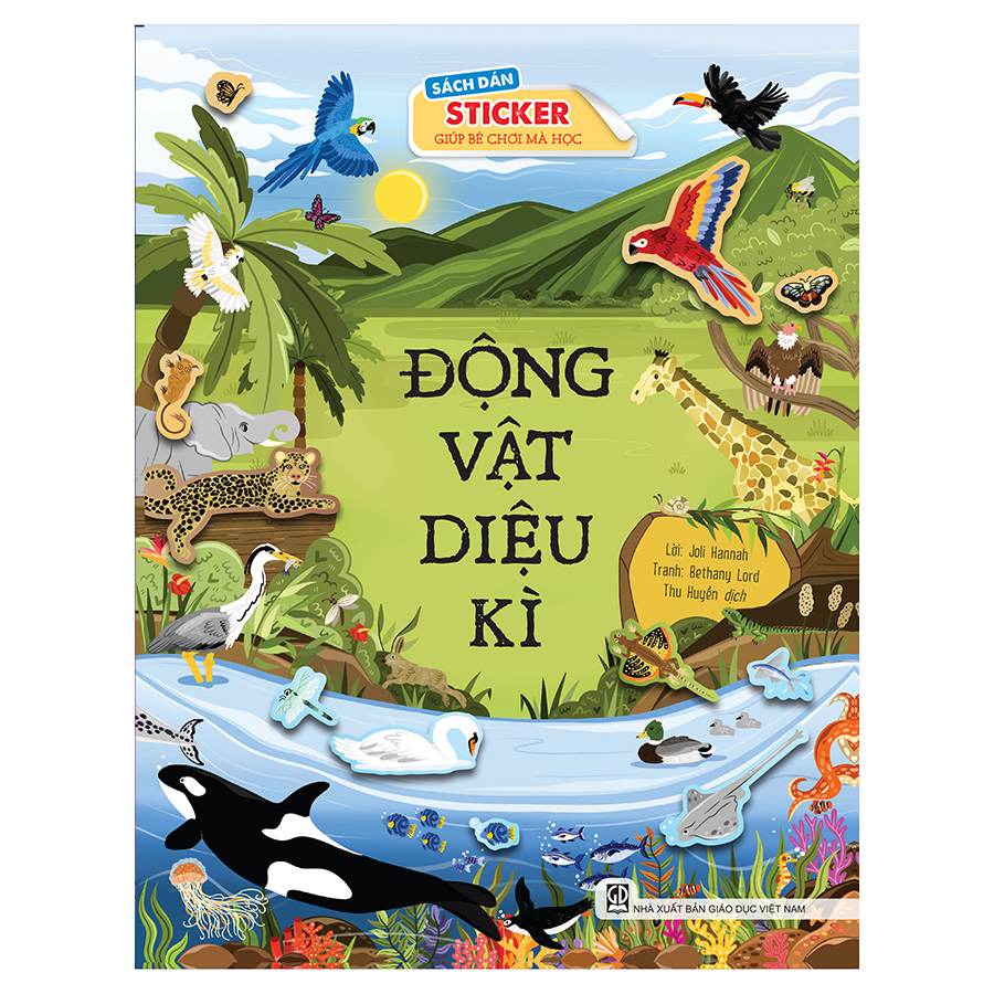 Sách Dán Sticker Giúp Bé Chơi Mà Học (Bộ 3c)