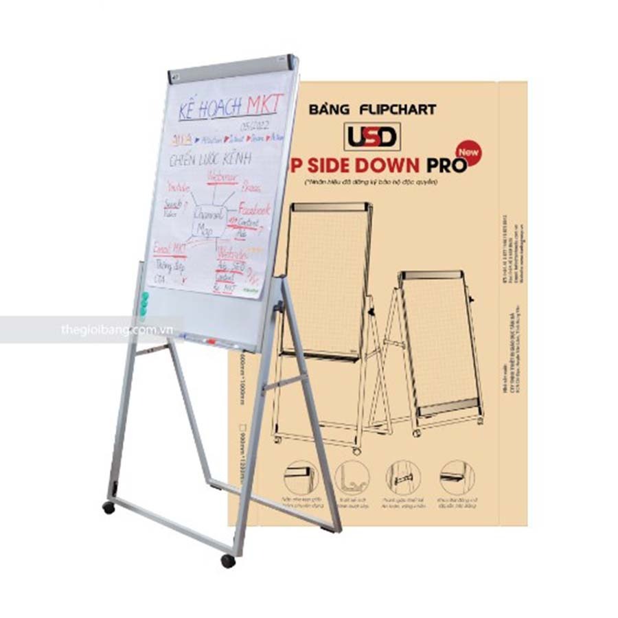Bảng Flipchart Up Site Down TH16 Cốt Nhựa PS16N0912X2UV