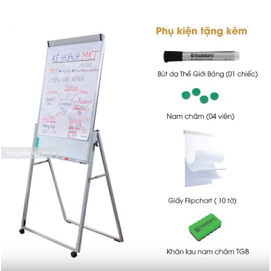 Bảng Flipchart Up Site Down TH16 Cốt Nhựa PS16N0912X2UV
