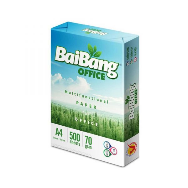 Giấy In A4 Bãi Bằng Office DL70 Vỏ Xanh