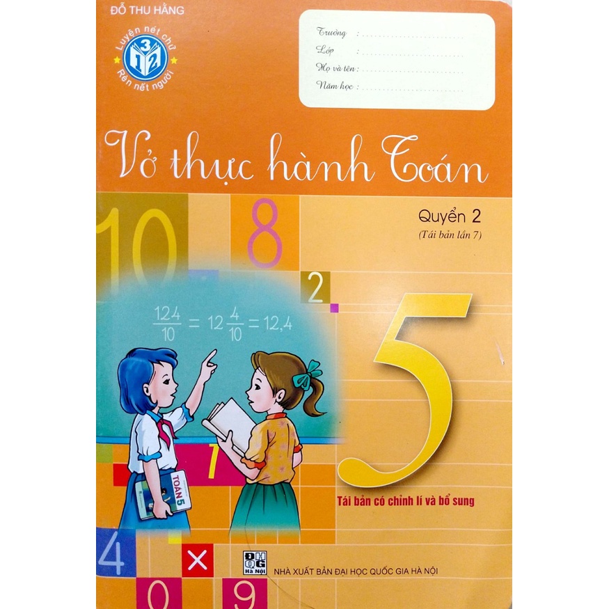 Vở Thực Hành Toán Lớp 5 Quyển 2