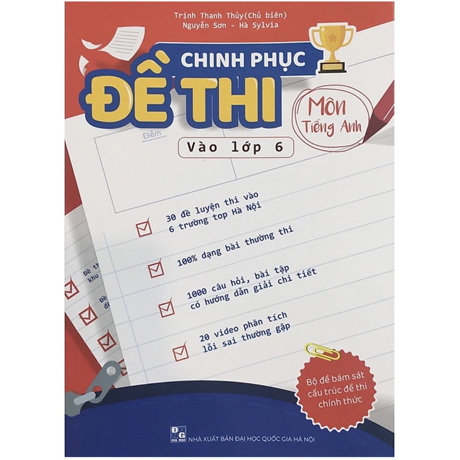 Chinh Phục Đề Thi Vào 6 Môn Tiếng Anh