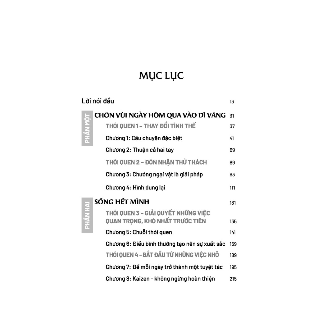 Sống Hết Mình Mỗi Ngày - 7 Thói Quen Giúp Bạn Hạnh Phúc Và Thành Công