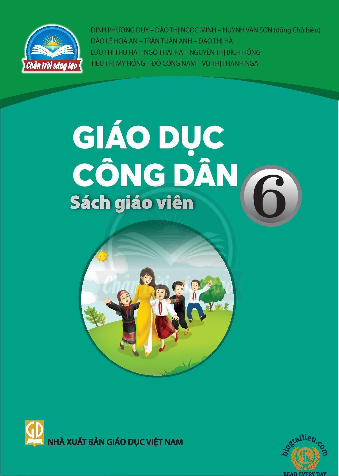 Giáo Dục Công Dân Lớp 6 Sách Giáo Viên (Chân Trời Sáng Tạo)