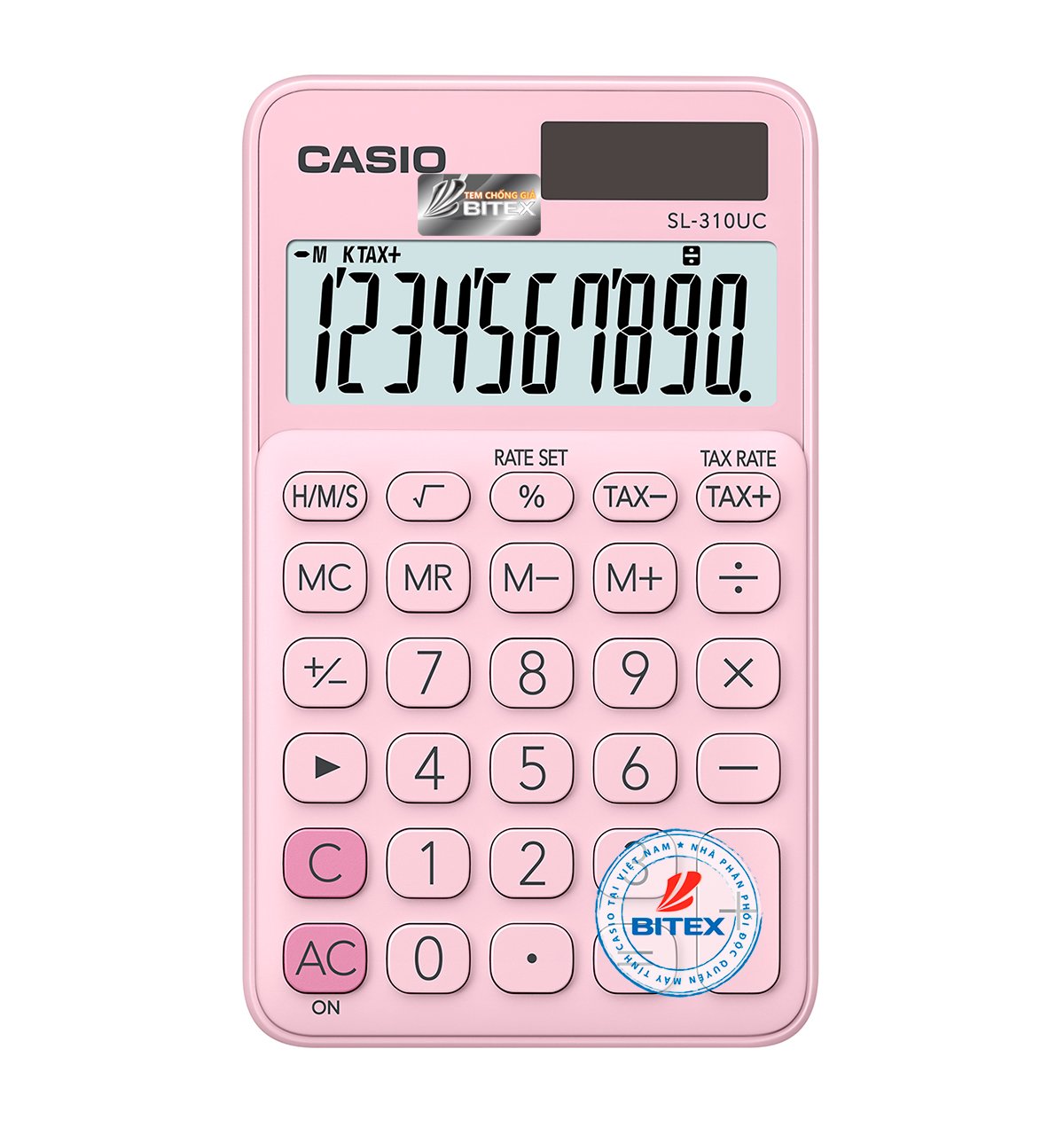 Máy Tính Casio SL-310UC-PK Màu Hồng