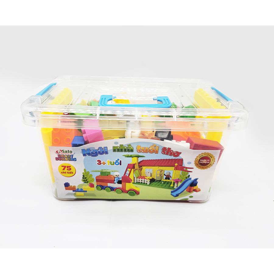 Đồ Chơi Smart Builders Ngôi Nhà Tuổi Thơ M5 Sato115