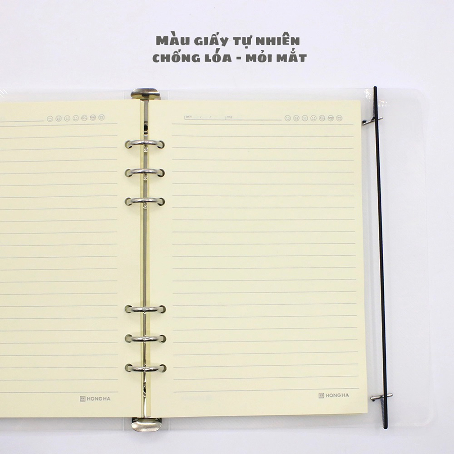 Sổ A5 Bìa Còng Nhựa Trong Hồng Hà Subject 200 Trang 3023