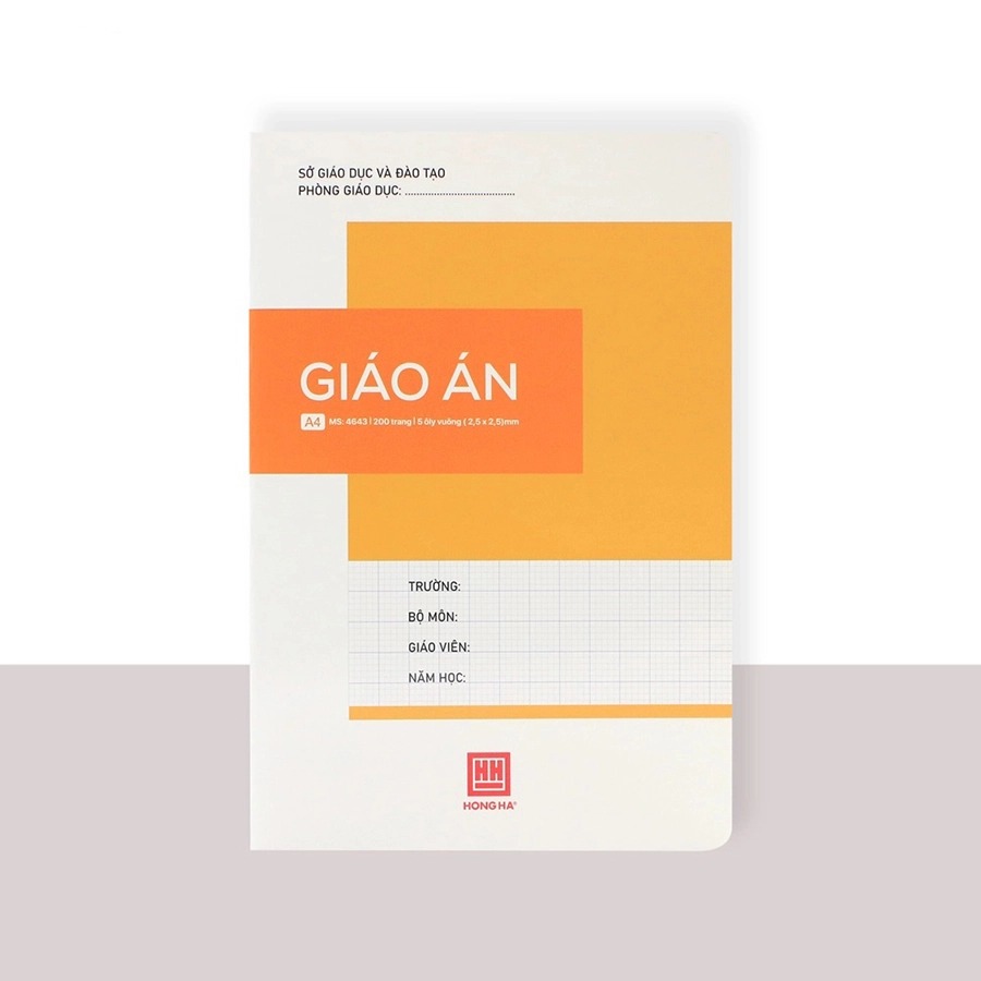 Sổ Giáo Án A4 Hồng Hà 200 Trang 4643