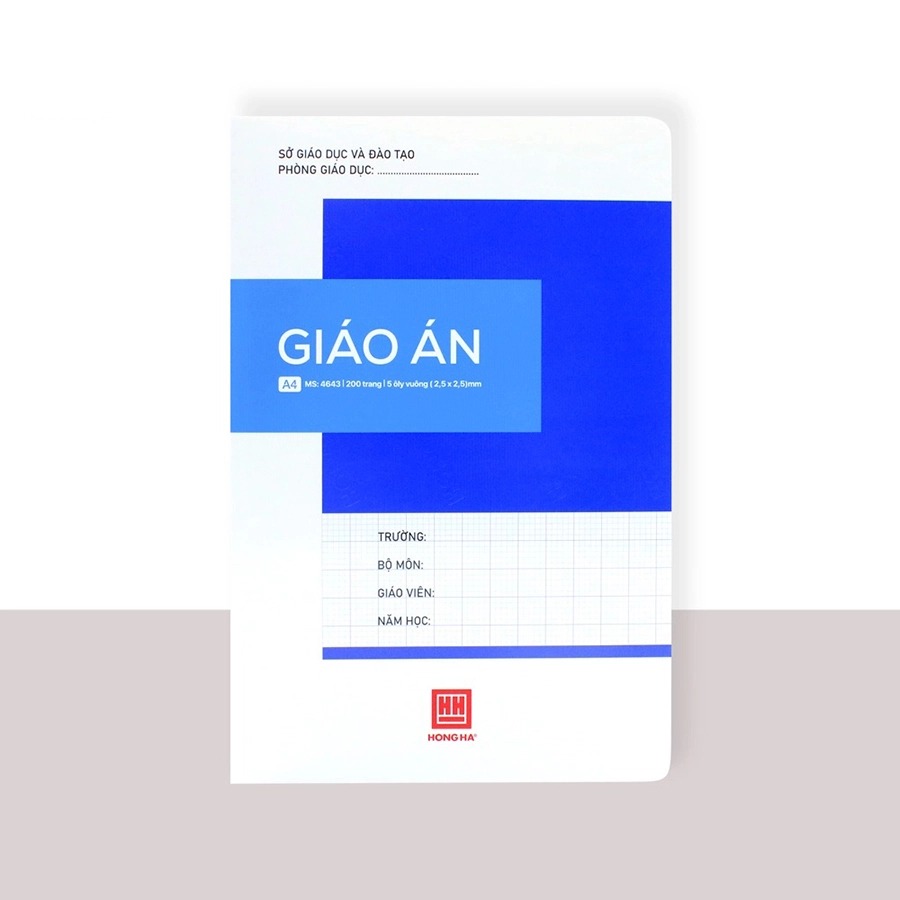 Sổ Giáo Án A4 Hồng Hà 200 Trang 4643