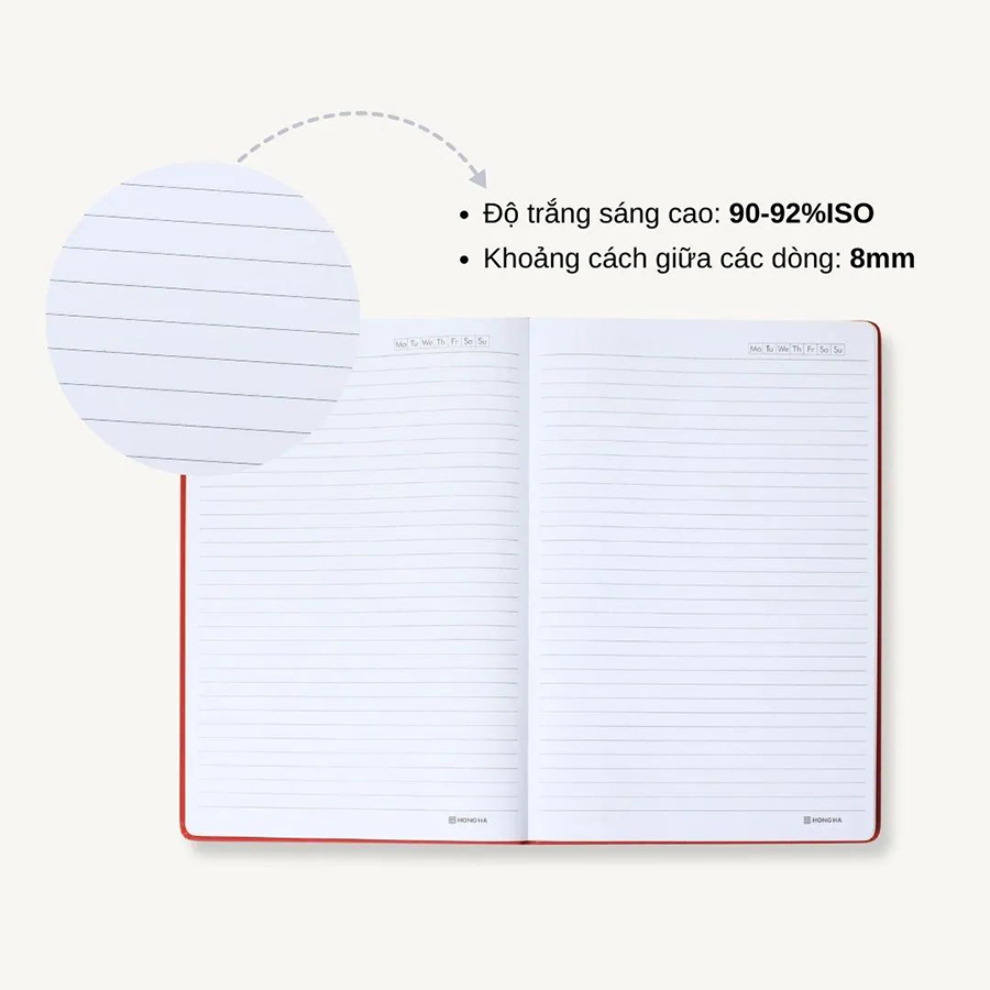 Sổ Da Hồng Hà H-Book 4639 A4 240Tr