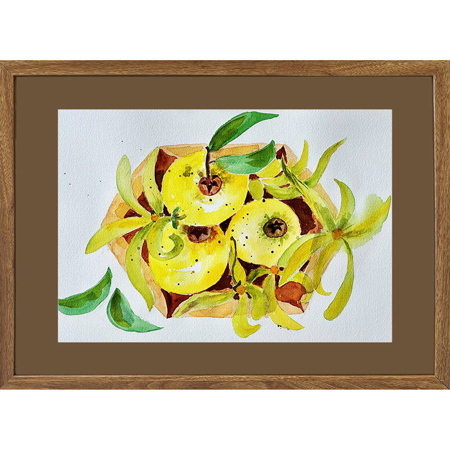 Tranh Màu Nước - Quà Quê - ADC11