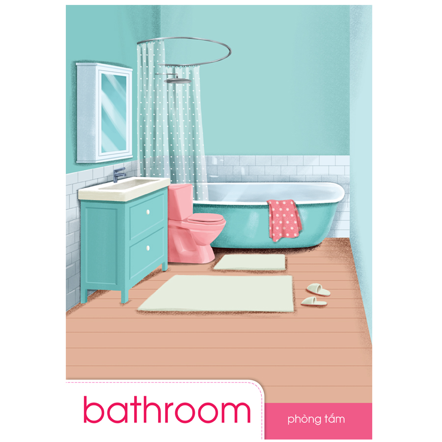 Bộ Tranh Bé Làm Quen Với Tiếng Anh Theo Chủ Đề - Chủ Đề Gia Đình