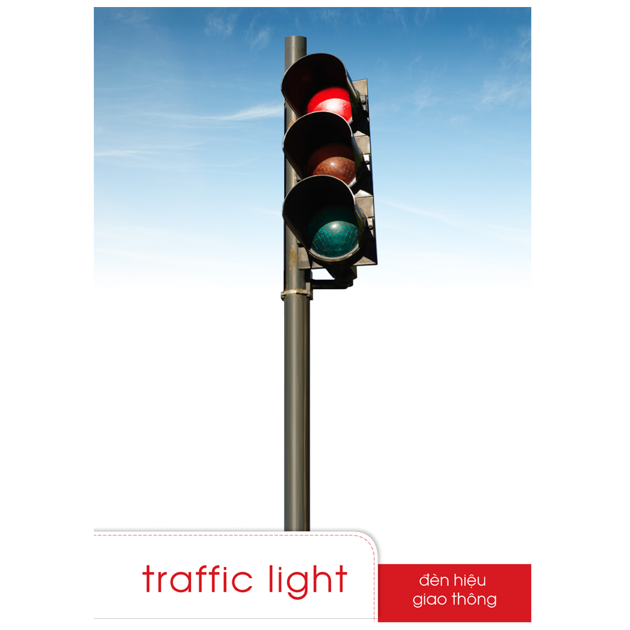 Bộ Tranh Bé Làm Quen Với Tiếng Anh Theo Chủ Đề - Chủ Đề Giao Thông