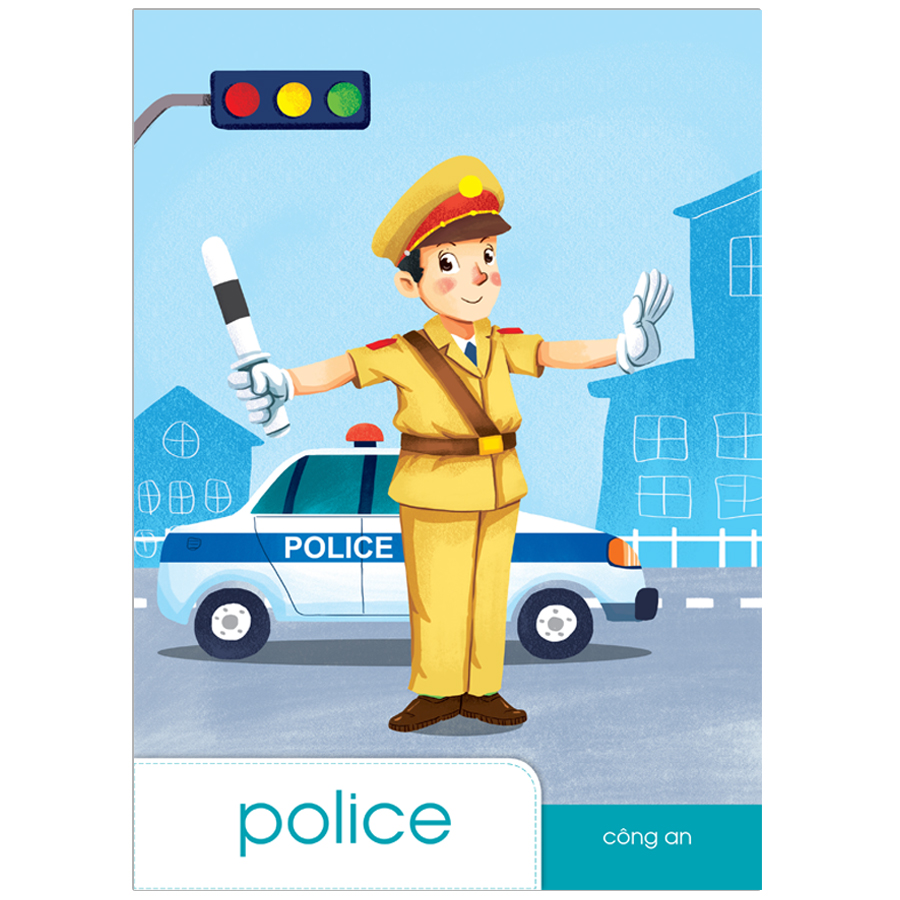Bộ Tranh Bé Làm Quen Với Tiếng Anh Theo Chủ Đề - Chủ Đề Một Số Nghề Phổ Biến