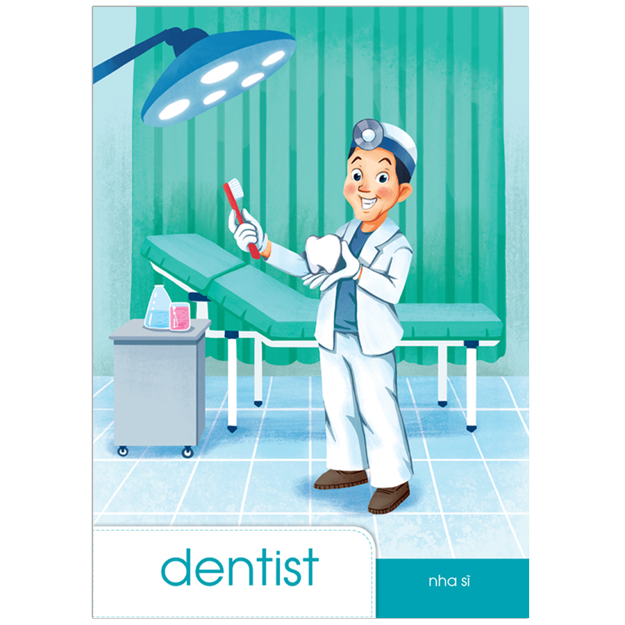 Bộ Tranh Bé Làm Quen Với Tiếng Anh Theo Chủ Đề - Chủ Đề Một Số Nghề Phổ Biến