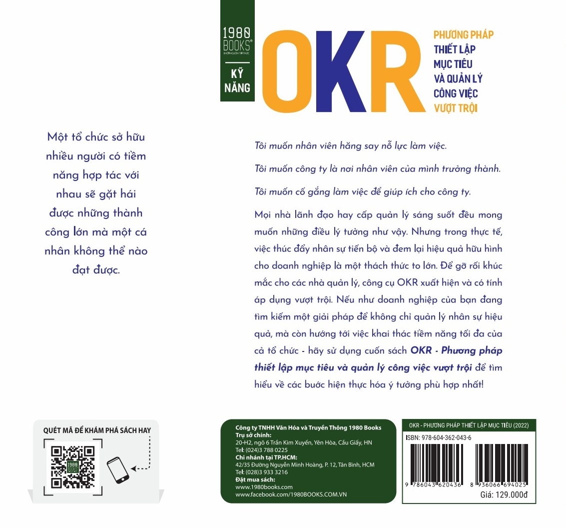 OKR - Phương Pháp Thiết Lập Mục Tiêu Và Quản Lý Công Việc Vượt Trội