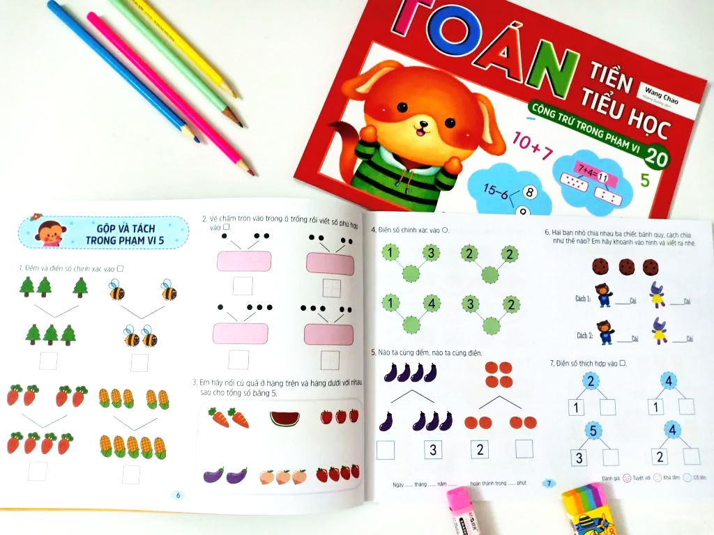 Toán Tiền Tiểu Học - Cộng Trừ Trong Phạm Vi 20