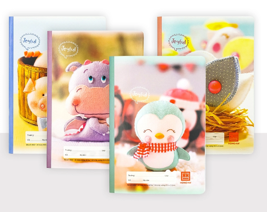 Vở 4 Ô Ly Hồng Hà School 0586 Joyful 48 Trang