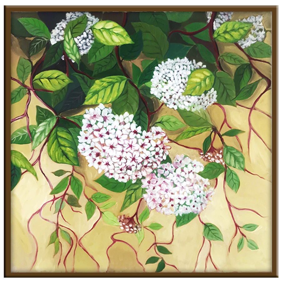 Tranh Sơn Dầu - Tường Hoa - ADC83