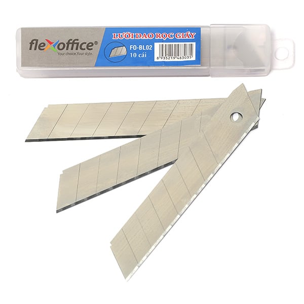 Lưỡi Dao Dọc Giấy Flexoffice 18mm FO-BL02