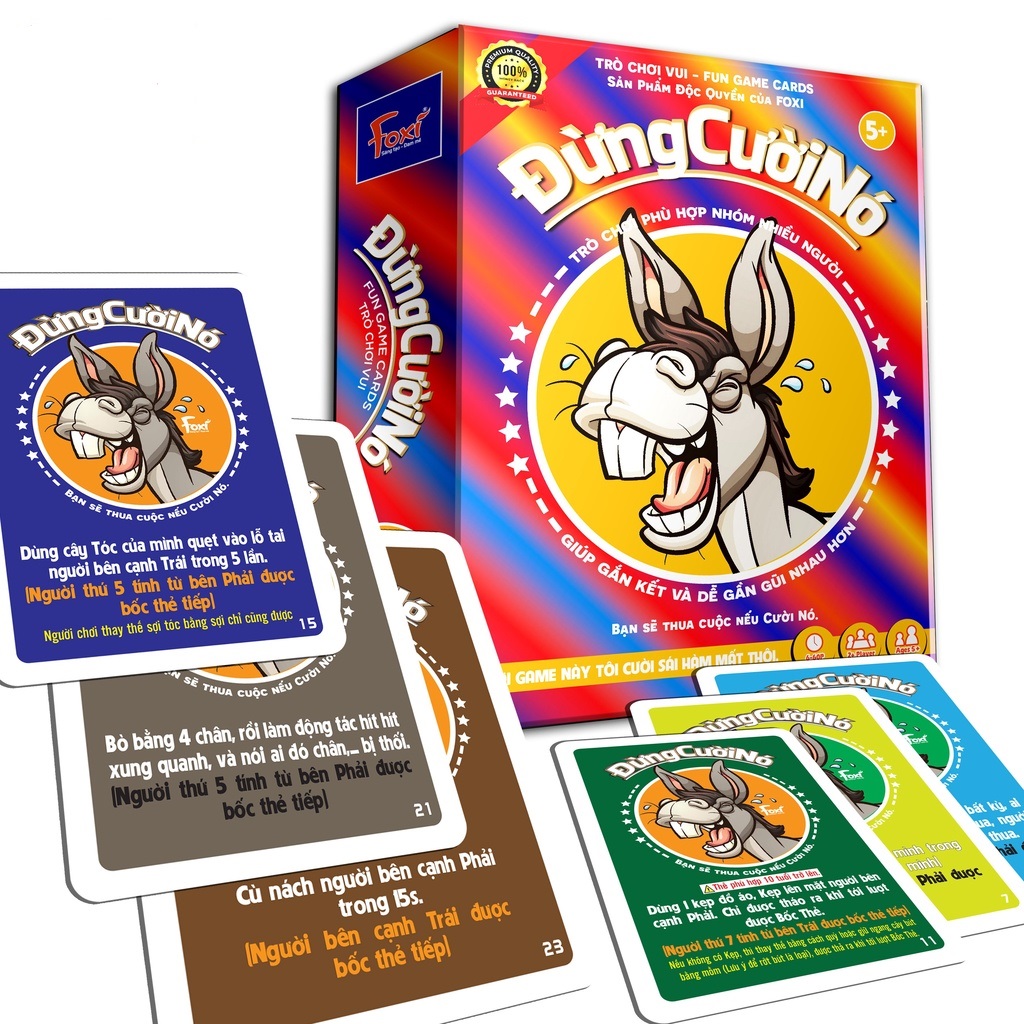 Đồ Chơi Foxi Cardgame - Đừng Cười Nó