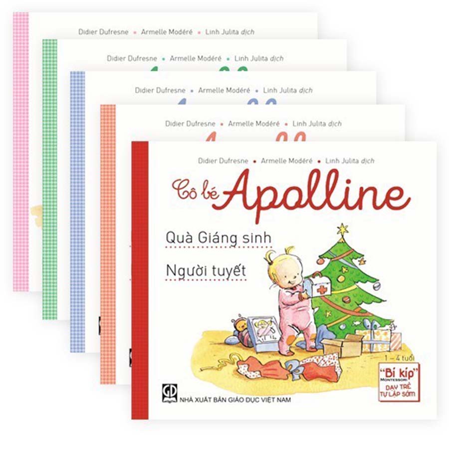 Bộ Sách "Bí Kíp" Montessori Dạy Trẻ Tự Lập Sớm - Cô Bé Apolline (5 Cuốn)