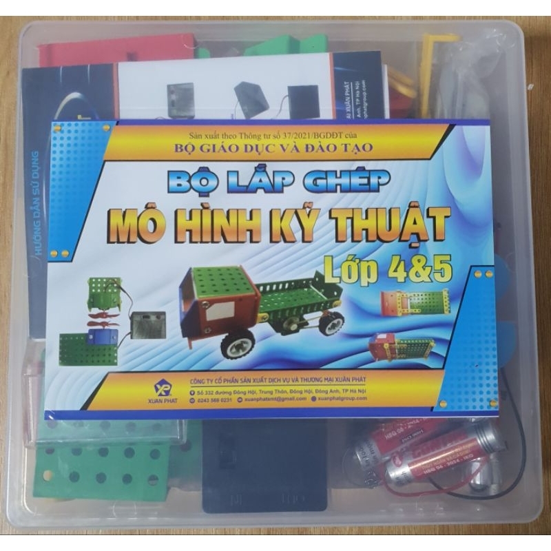 Bộ Đồ Dùng Kĩ Thuật Lớp 4 Và 5 Phần Cơ Bản (Chương Trình GDPT Mới)