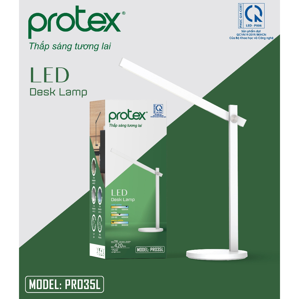 Đèn Bàn Led Đa Chức Năng Protex PR035L