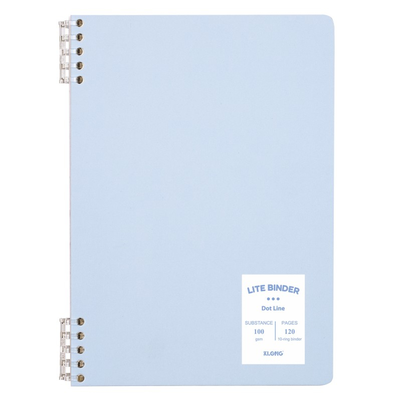 Sổ B5 K.Long Dot Line Kẹp Còng Nhựa 120 Trang 810
