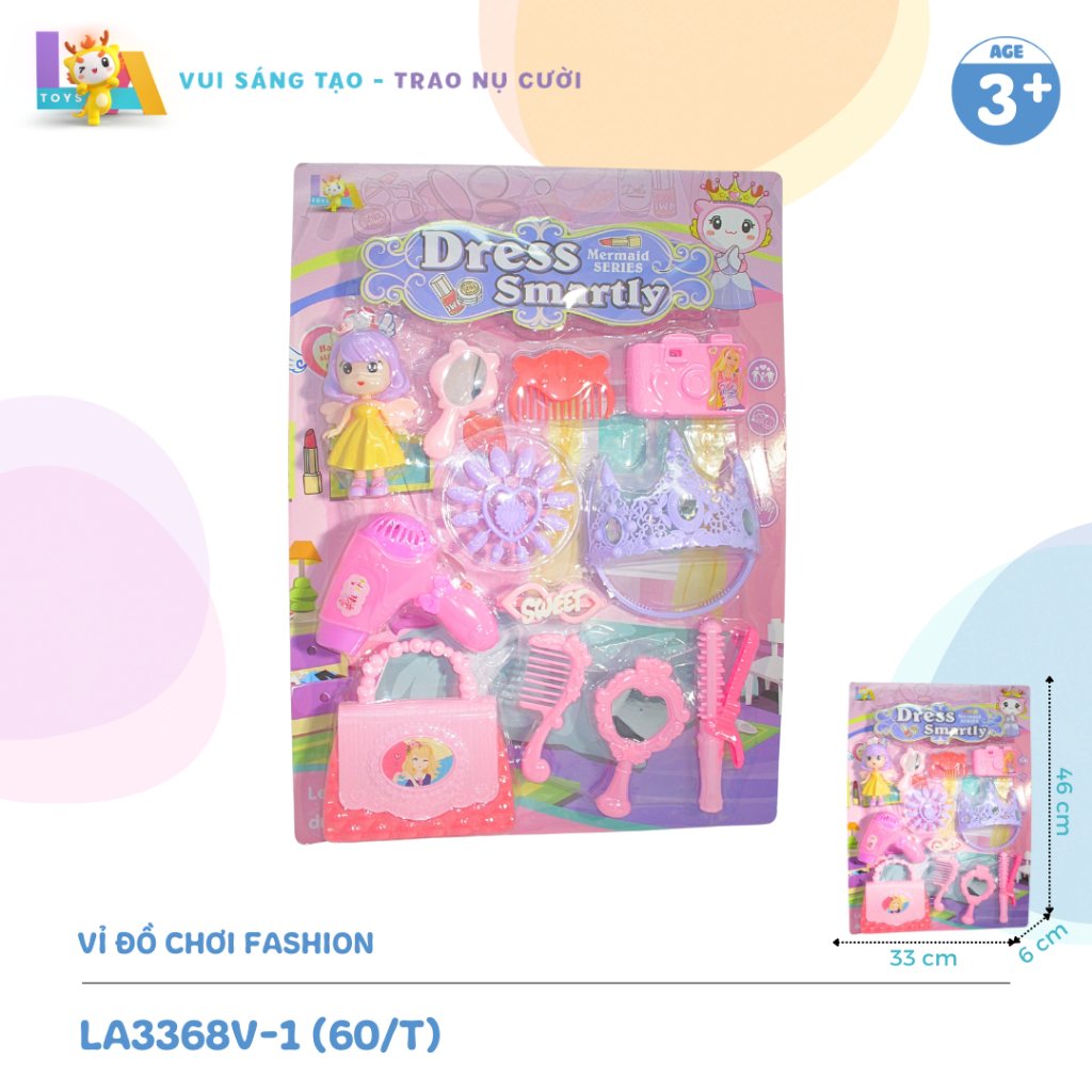 Vỉ Đồ Chơi Fashion LAToys LA3368V-1